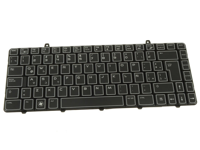 Refurbished Spanish OEM Alienware M11x Backlit Laptop Keyboard Assembly DN229