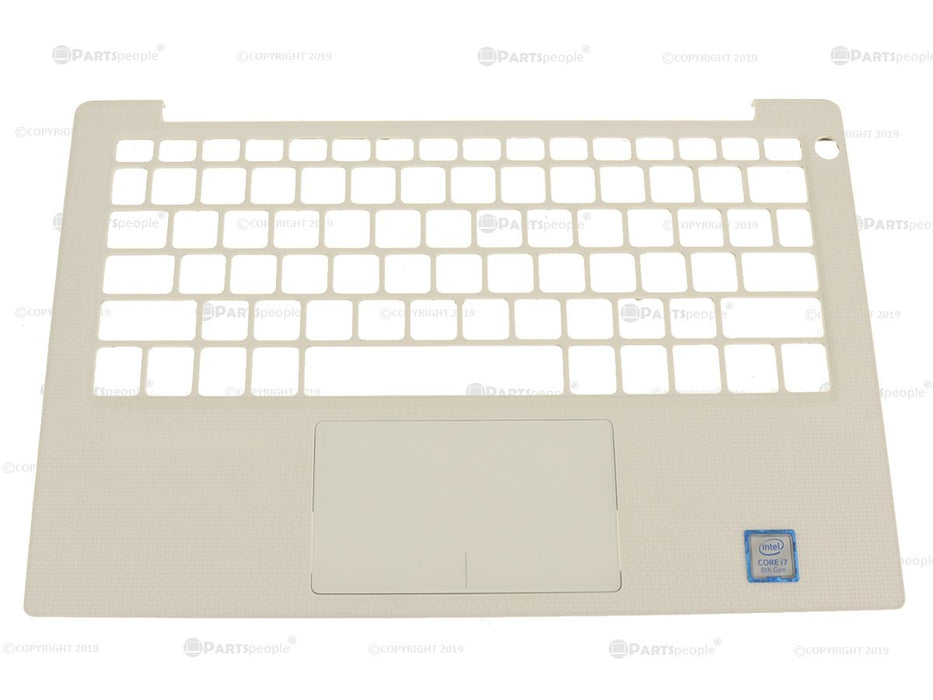Refurbished Dell OEM XPS 9370 9380 7390 Touchpad Palmrest Assembly White T4CF4 52FJR - LaptopParts.ca