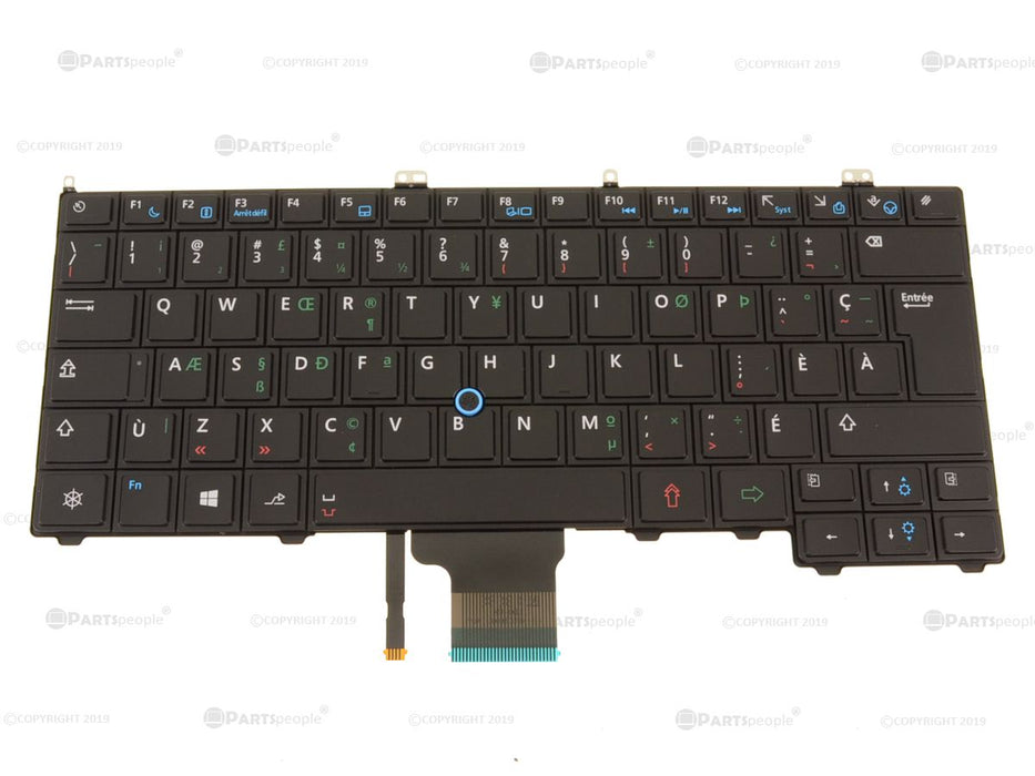 New French Canadian Dell OEM Latitude E7440 Laptop Keyboard FR-CAN DP9G9
