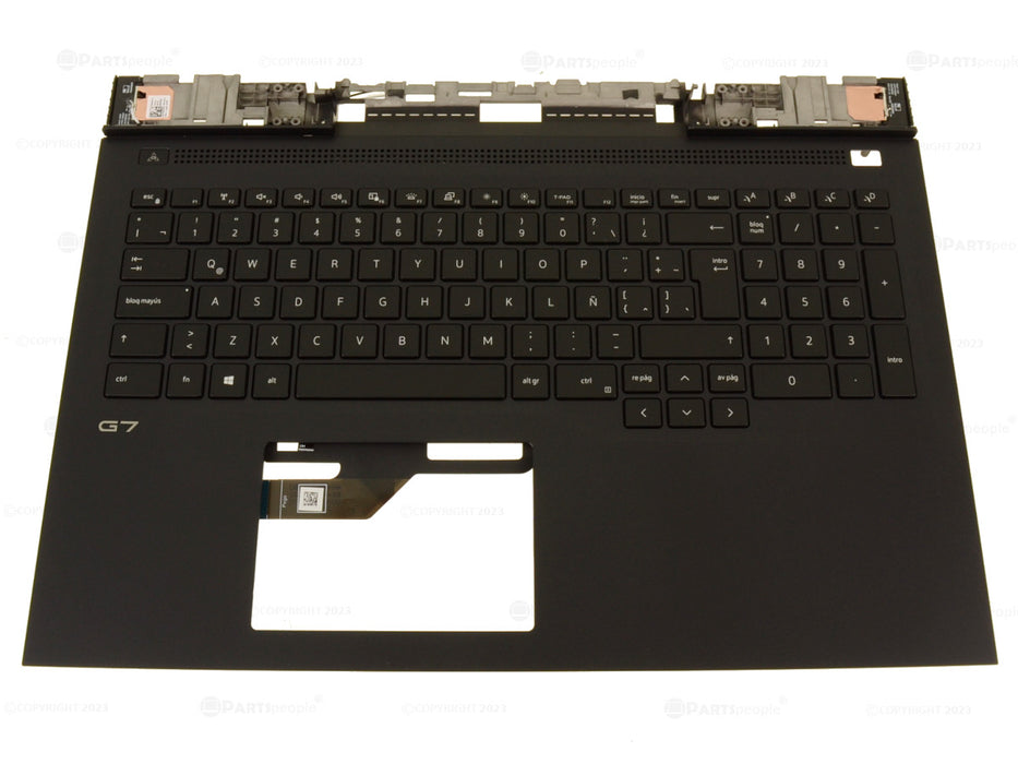 New SPANISH Dell OEM G Series G7 7700 Palmrest Backlit Keyboard Assembly -PG6VHYW DXXVM