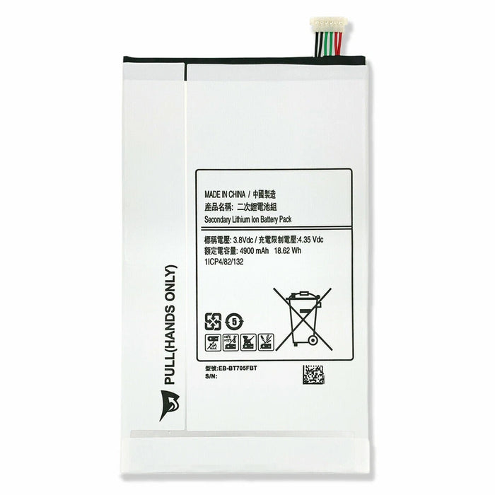 New Compatible Samsung Galaxy Tab S 8.4 T700 T701 T705 T705C T705W T707 T707A T707V T705M Battery 18.62Wh EB-BT705FBE EB-BT705FBC EB-BT705FBU