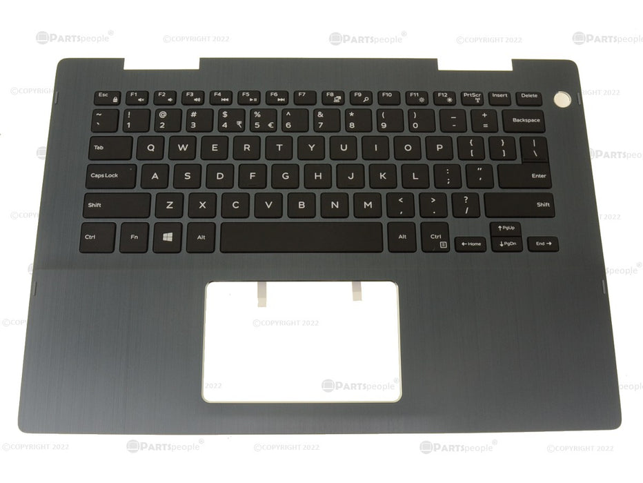 Refurbished US INTL Dell OEM Inspiron 5482 5491 5485 2-in-1 Keyboard Palmrest Assembly No BL 9VMHF F110V