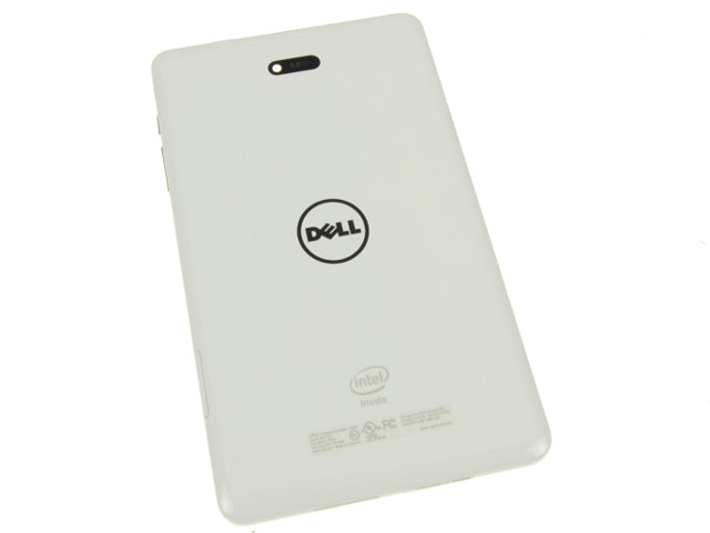 White - Dell OEM Venue 8 Pro (3845) Tablet Bottom Base Back Cover Assembly - F4D20
