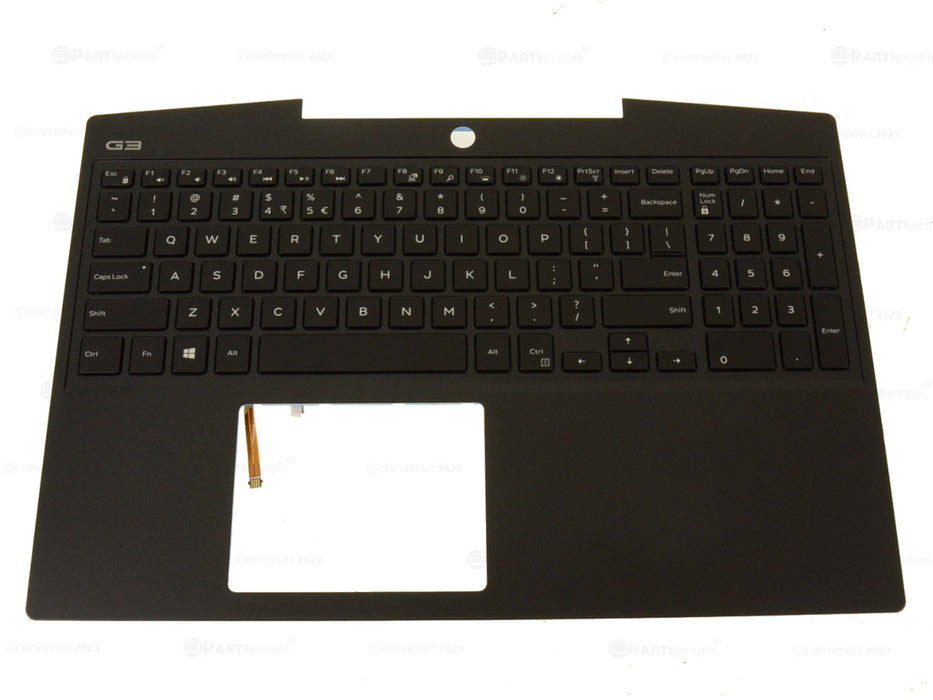 New Dell OEM G Series G3 3590 Palmrest Backlit Keyboard Assembly - US INTL - 5DC76 - FG83G