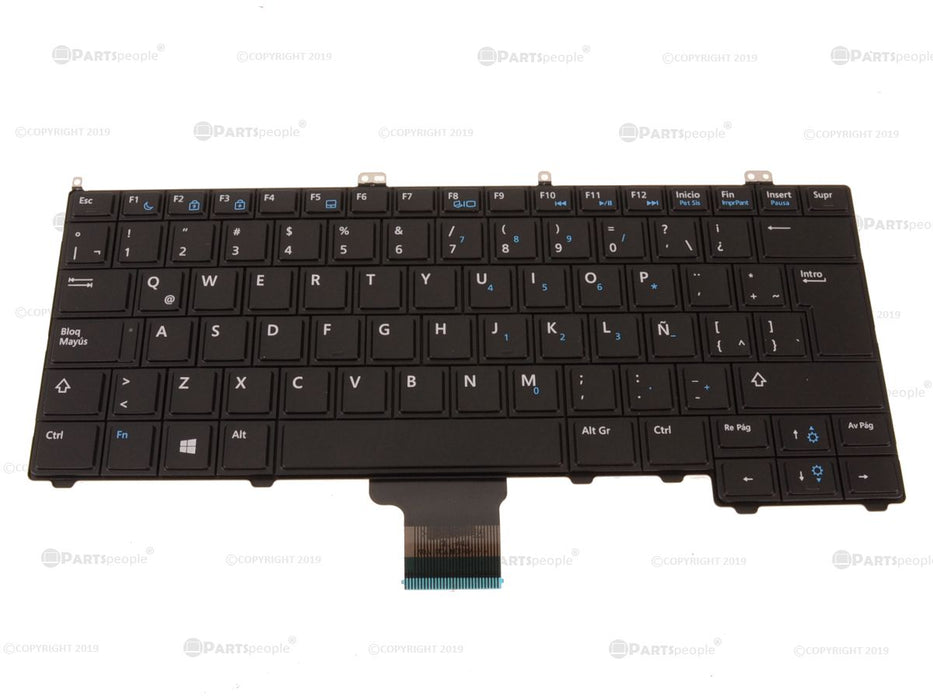 New SPANISH Dell OEM Latitude E7240 Laptop Keyboard Non-Backlit FJF0G