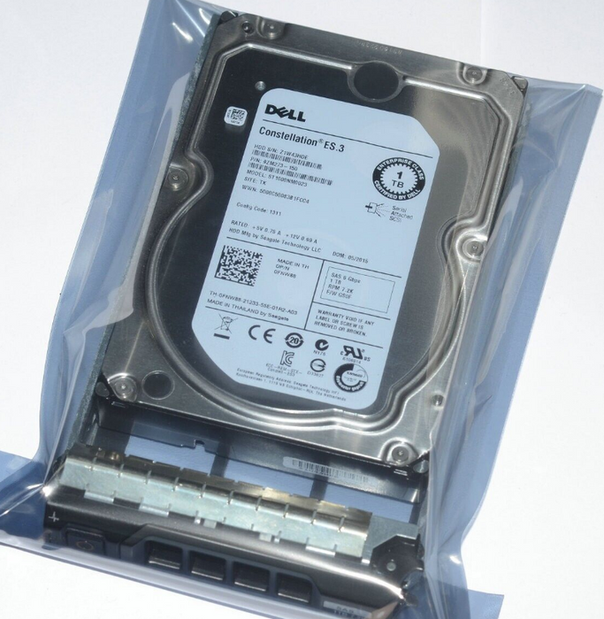 New Dell 1TB 7.2K RPM 6Gb/s 3.5″ SAS SERVER HDD Hard Drive FNW88 0FNW88