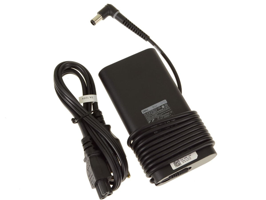 Used Dell Laptop Charger 90 Watt Genuine OEM Slim AC Power Adapter Right Angle FRT3H