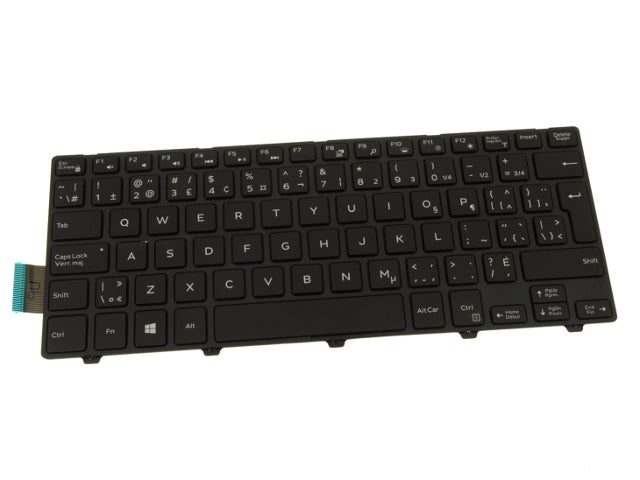 New New French English Dell OEM Inspiron 3441 34423443  Latitude 3450 Backlit Laptop Keyboard FT7RM