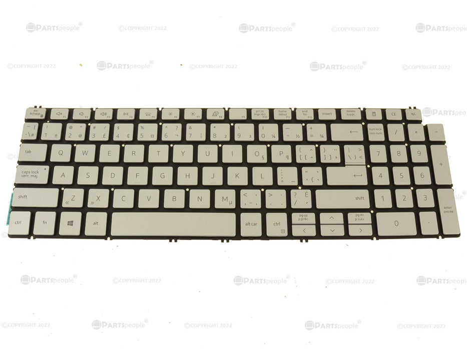 Refurbished French-English Dell OEM Inspiron 7590 17 7791 Laptop Backlit Keyboard FTRM5
