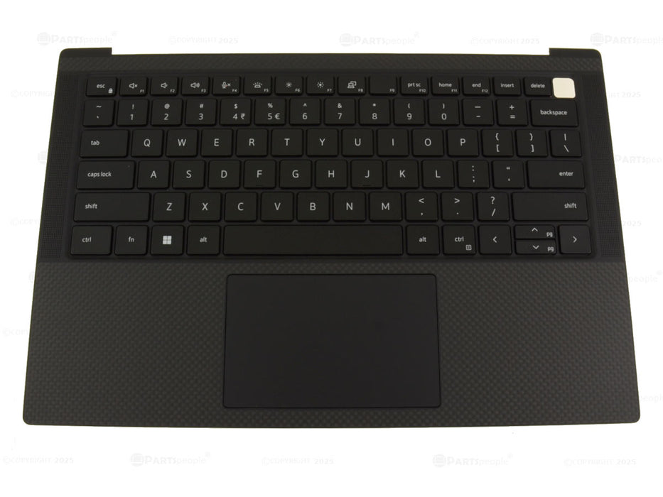 New US INTL Dell OEM Precision 5470 Backlit Keyboard Touchpad Palmrest Assembly 345KV FVNT3