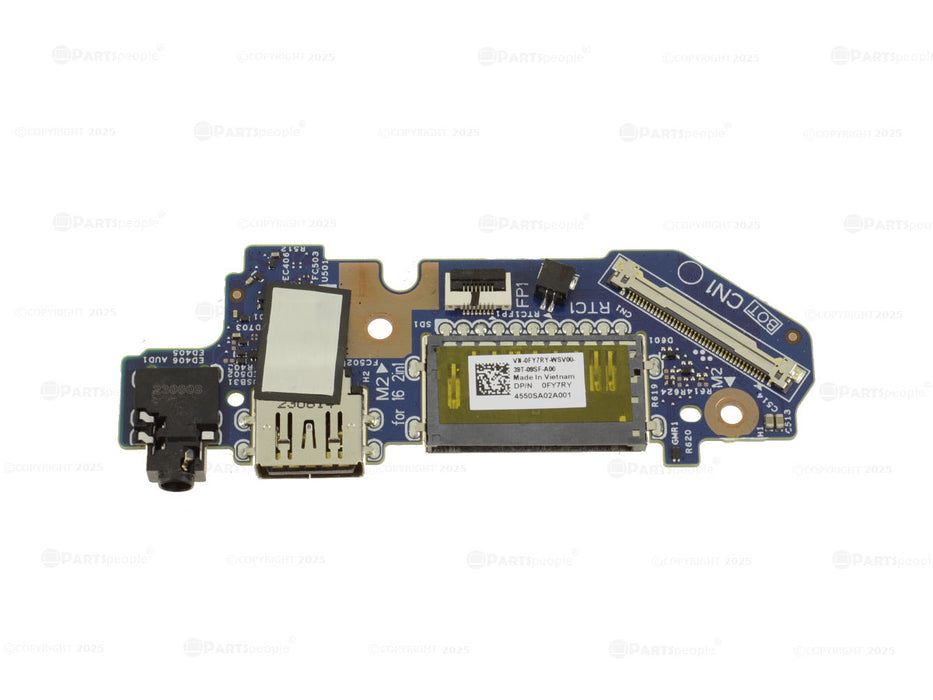 New Dell OEM Inspiron 16 7630 2-in-1 Power Button USB Audio Port IO Circuit Board UMA FY7RY