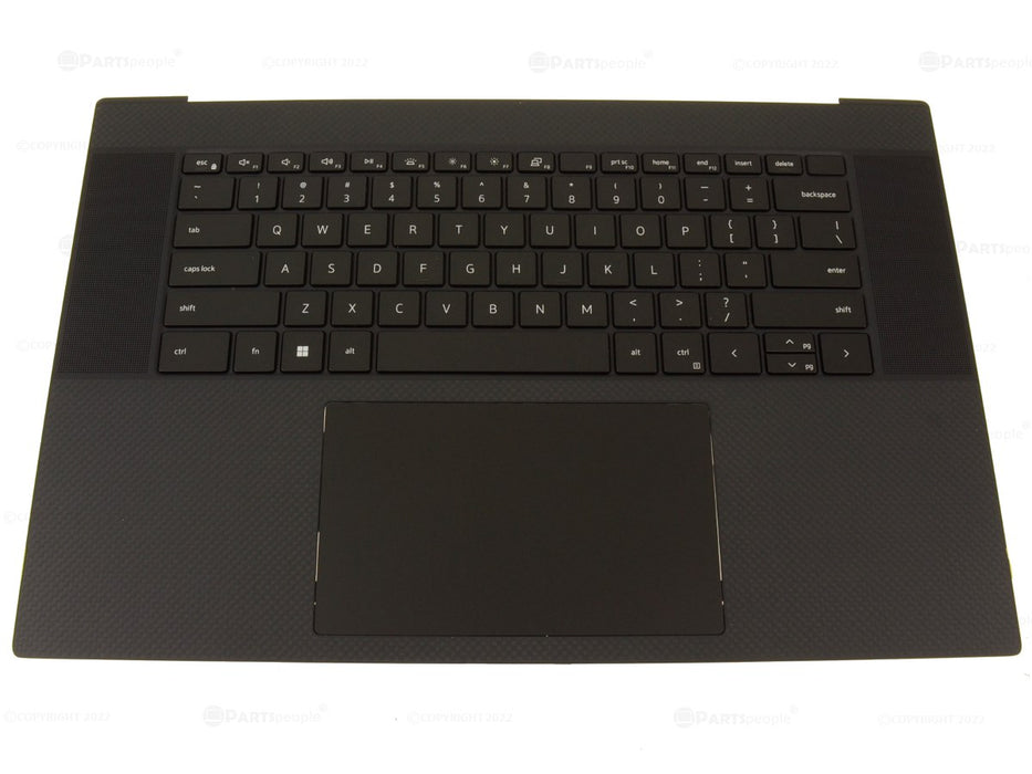 Refurbished Dell OEM XPS 9720 Touchpad Palmrest Keyboard Assembly G12XP 0FWJ2