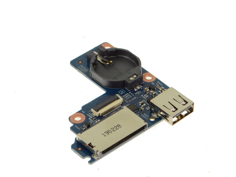 Dell OEM Latitude 3500 / 3400 USB / SD Card Reader IO Circuit Board - G6V2T