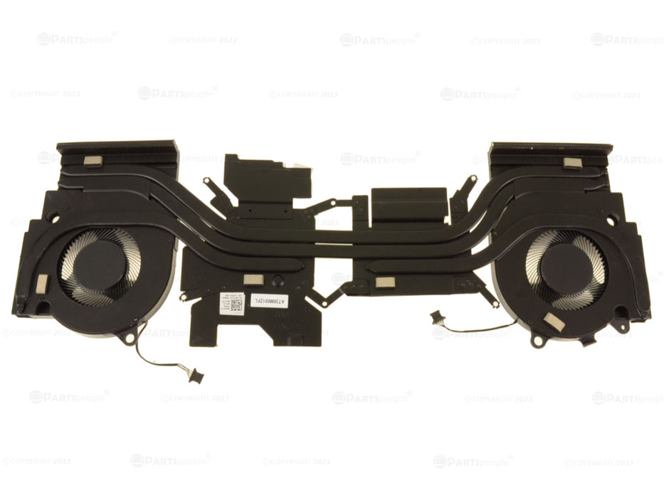 New Dell OEM G Series G15 5515 CPU Graphics Cooling Fan Heatsink Assembly RTX 3050 G7V1F