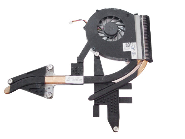 Dell OEM Vostro 3700 CPU Fan and Heatsink Assembly for Discrete Nvidia Graphics - YJ55T w/ 1 Year Warranty