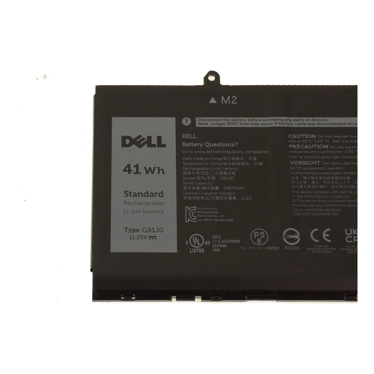 New Genuine Dell Inspiron 14 5410 7420 2-In-1 Battery 41WH