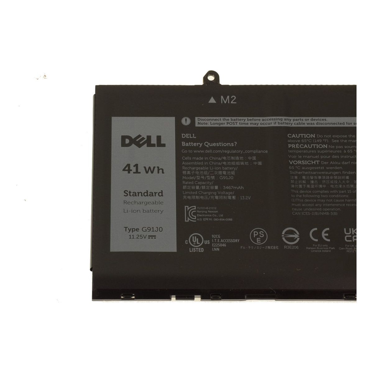 New Genuine Dell Vostro 3525 Battery 41WH LaptopParts.ca
