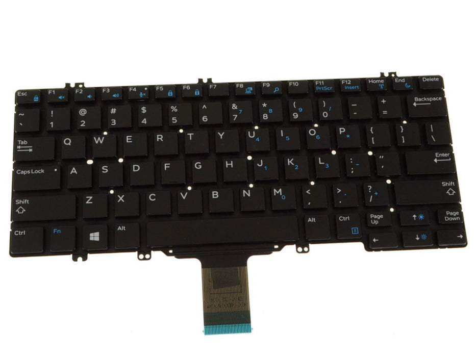 New Dell OEM Latitude 5289 7280 5280 7380 Laptop Keyboard Non-Backlit GDRR0