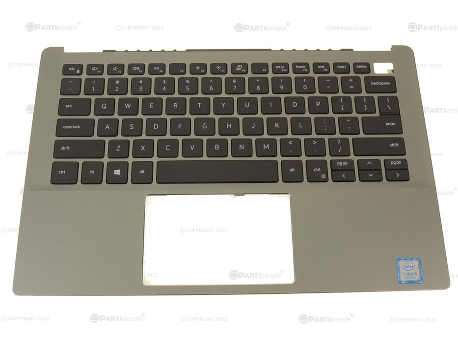 New Dell OEM Inspiron 5390 Latitude 3301 Palmrest Keyboard Assembly Gray No BL