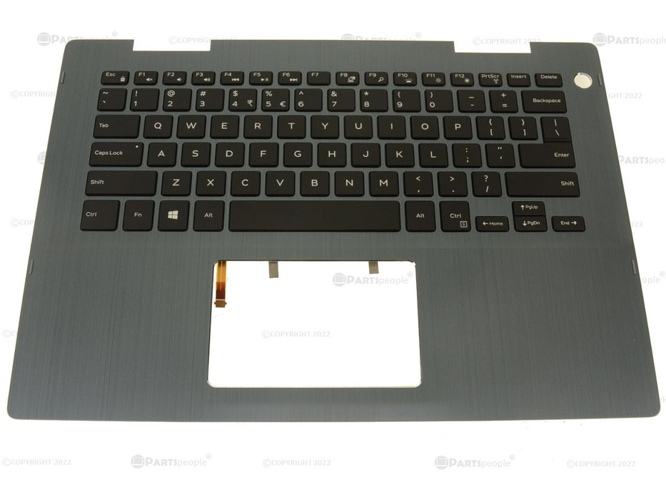 Refurbished US INTL Dell OEM Inspiron 5482 5491 5485 2-in-1 Keyboard Palmrest Assembly Backlit 9VMHF GGNH1