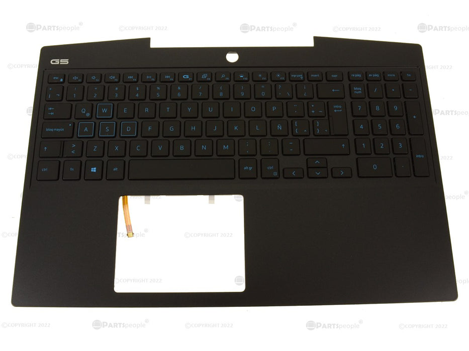 New SPANISH Dell OEM G Series G5 5500 Palmrest Backlit Keyboard Assembly FP -PG3 Cell GM3TX