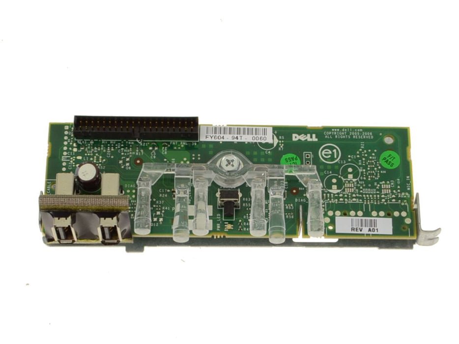 Refurbished Dell OEM PowerEdge T100 T105  USB and LED Front Panel Assembly GP461