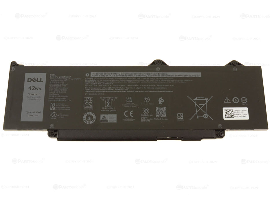 New  Dell OEM Original Latitude 5440 3540 5540 5340 3440 Precision 3580 42Wh 3-cell Laptop Battery GRWKG