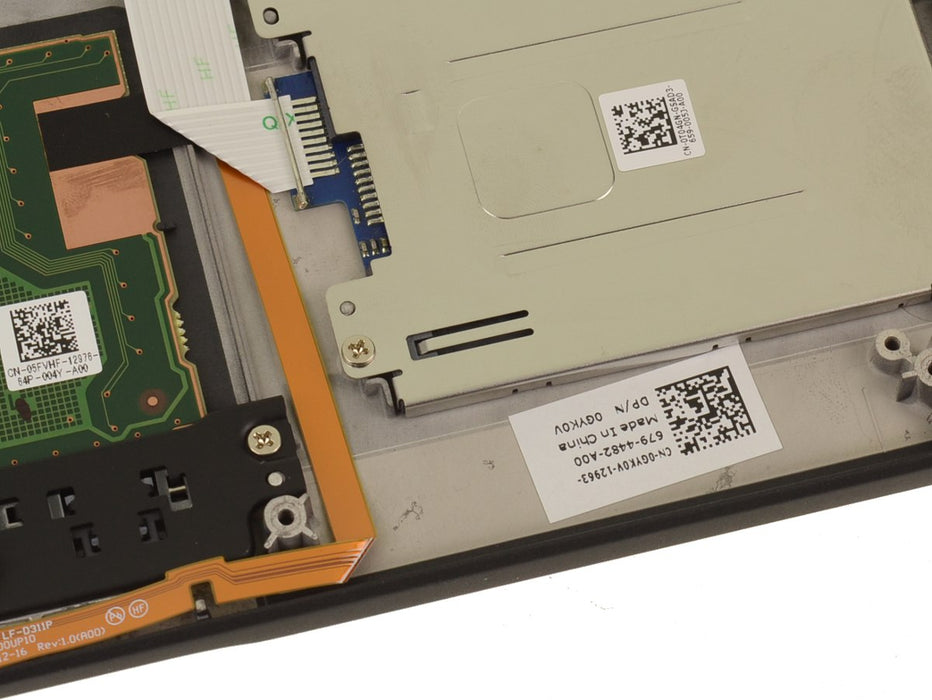 New Dell OEM Latitude 13 (7370) EMEA Touchpad Palmrest Assembly - Smart Card - EMEA - GYK0V