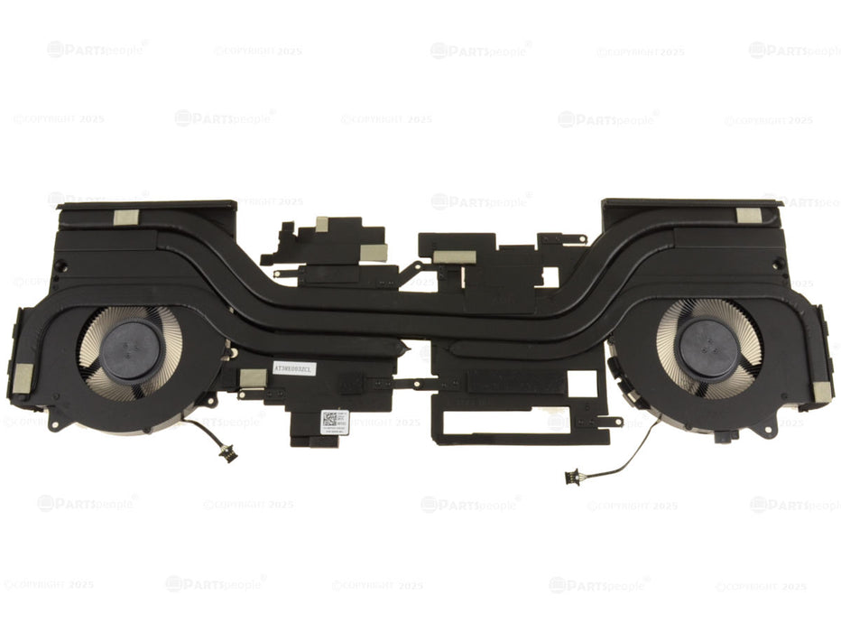 New OEM Alienware m17 R5 AMD CPU Graphics Cooling Heatsink Fan Assembly Radeon RX 6700M GYXJ1