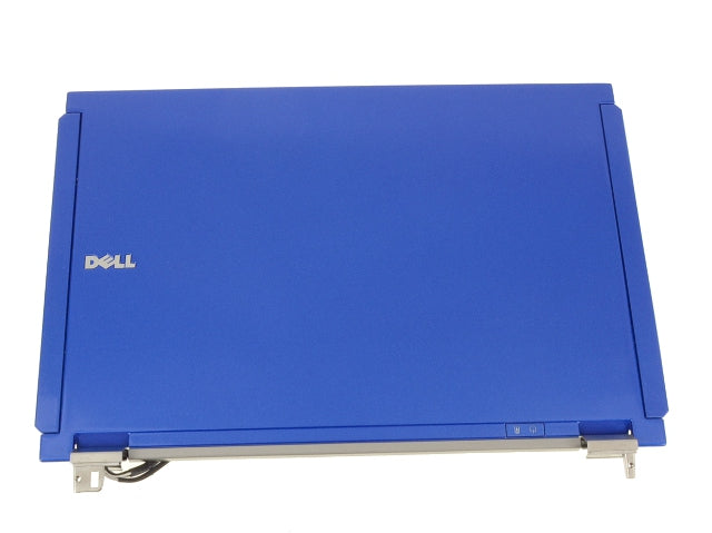 New BLUE Dell OEM Latitude E4200 12.1" LCD Back Top Cover Assembly With Hinges WWAN No Cam