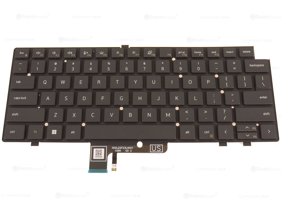 New Dell OEM Latitude 7440 7640 Laptop Backlit Keyboard H3DHT