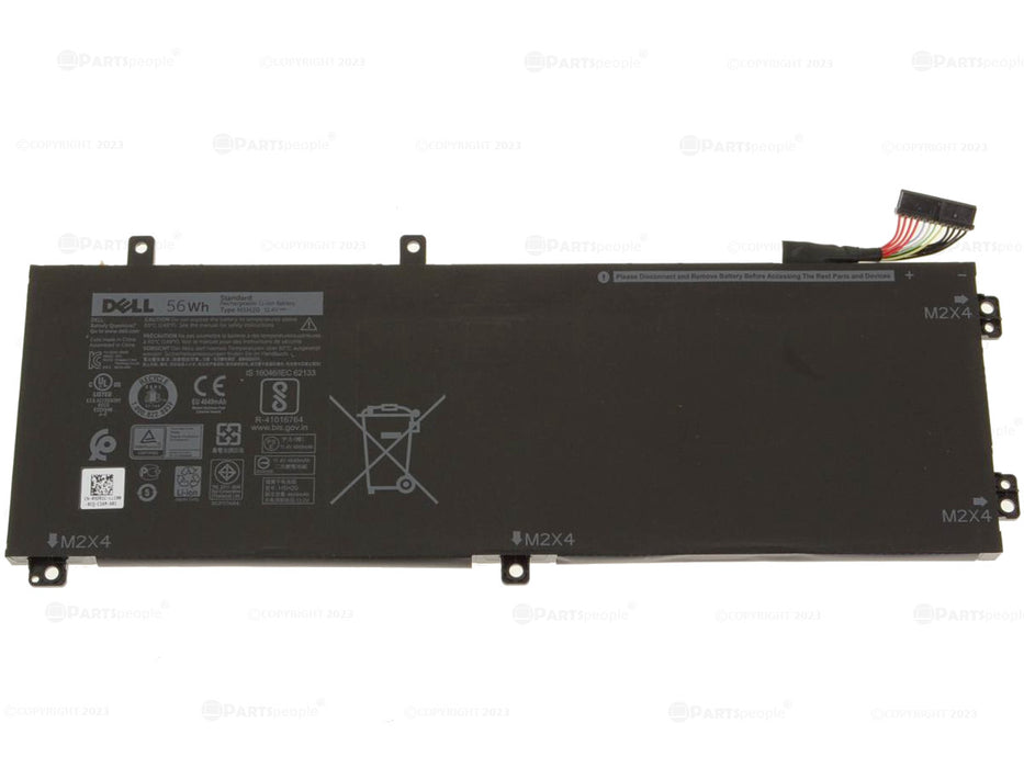 Used Dell Original XPS 9560 9570 Precision 5530 3-Cell 56Wh OEM Battery H5H20