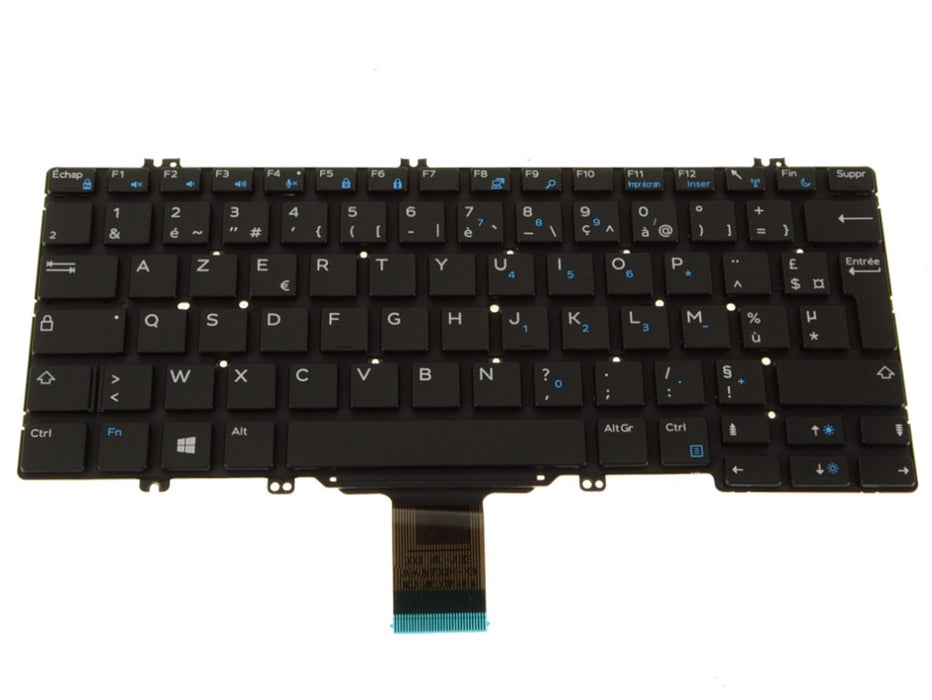 French - Dell OEM Latitude 5289 / 7280 / 5280 / 7380 Laptop Keyboard French - H888T