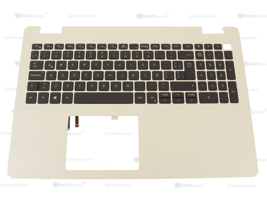 New Spanish Dell OEM Inspiron 3505 Palmrest Backlit Keyboard Assembly HDG7K