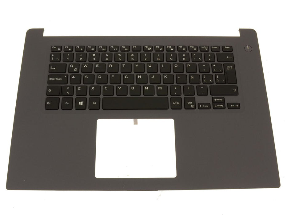 New Spanish Dell OEM Inspiron 7560 Palmrest Spanish Keyboard Assembly No TP RTJ7W HGH11