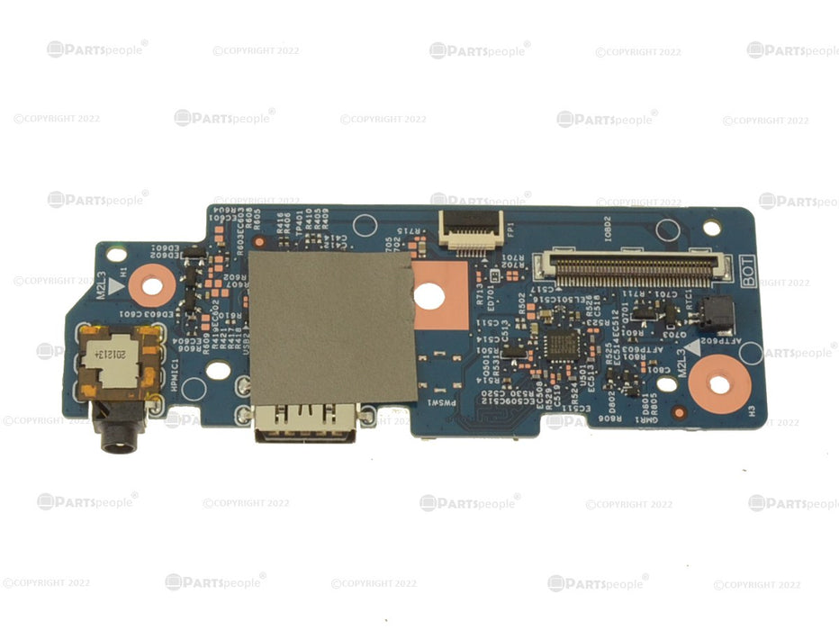 Dell OEM Inspiron 7506 2-in-1 Black USB / Audio Port IO Circuit Board - HKMJ8