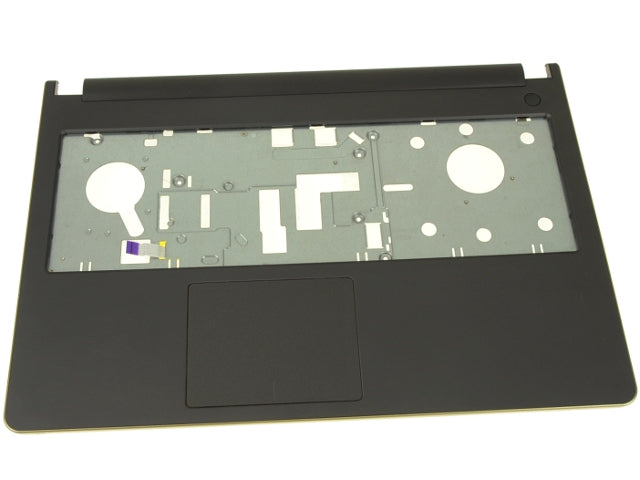 Nouvel assemblage de repose-poignets et pavé tactile Dell OEM Inspiron 5551 5558 5559 5555 gris avec bordure dorée HMTTX