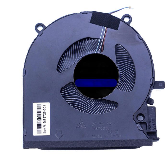 New HP Pavilion Gaming 7 Victus 16-D 16-E NS75C06-20K21 M54776-001 CPU Fan DC5V 80W RTX 3060 M75725-001 - LaptopParts.ca