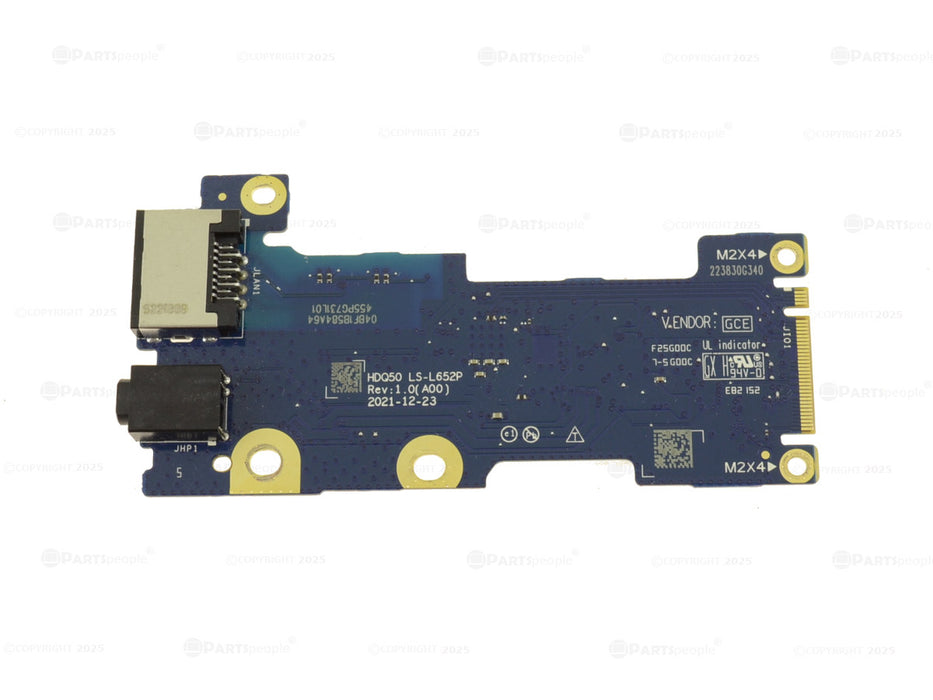 Refurbished OEM Alienware m15 R7 Audio Port LAN RJ-45 IO Circuit Board Left Side IO HRMRC - LaptopParts.ca