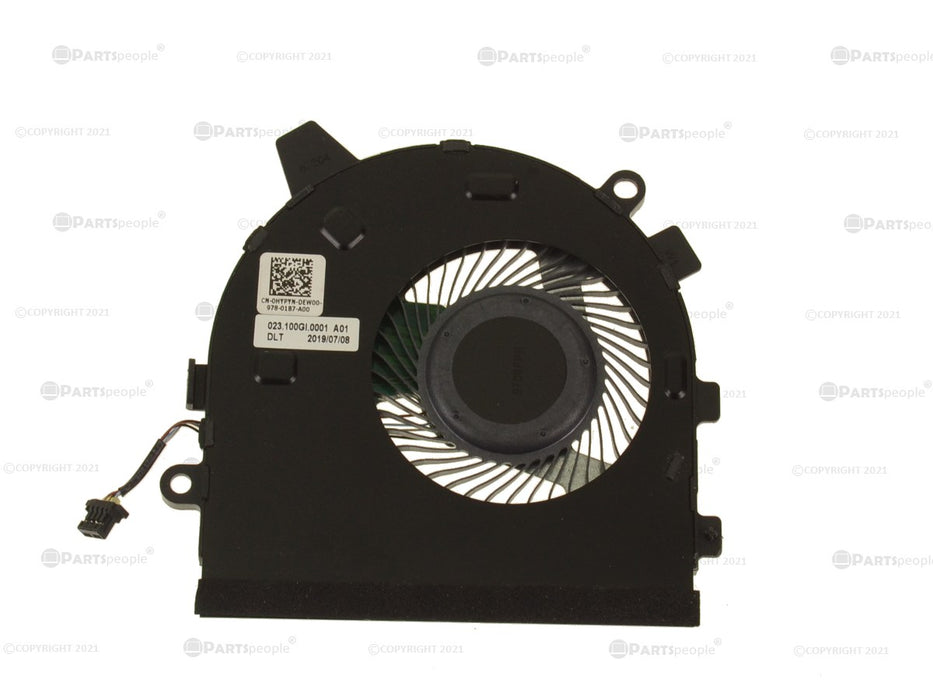 Used Dell OEM Inspiron 7391 2-in-1 CPU Cooling Fan HYPYN