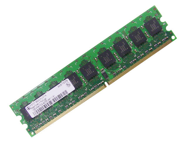 Used Dell OEM DDR2 533Mhz 1GB PC2-4200E ECC RAM Memory Stick HYS72T128020HU-3.7-A