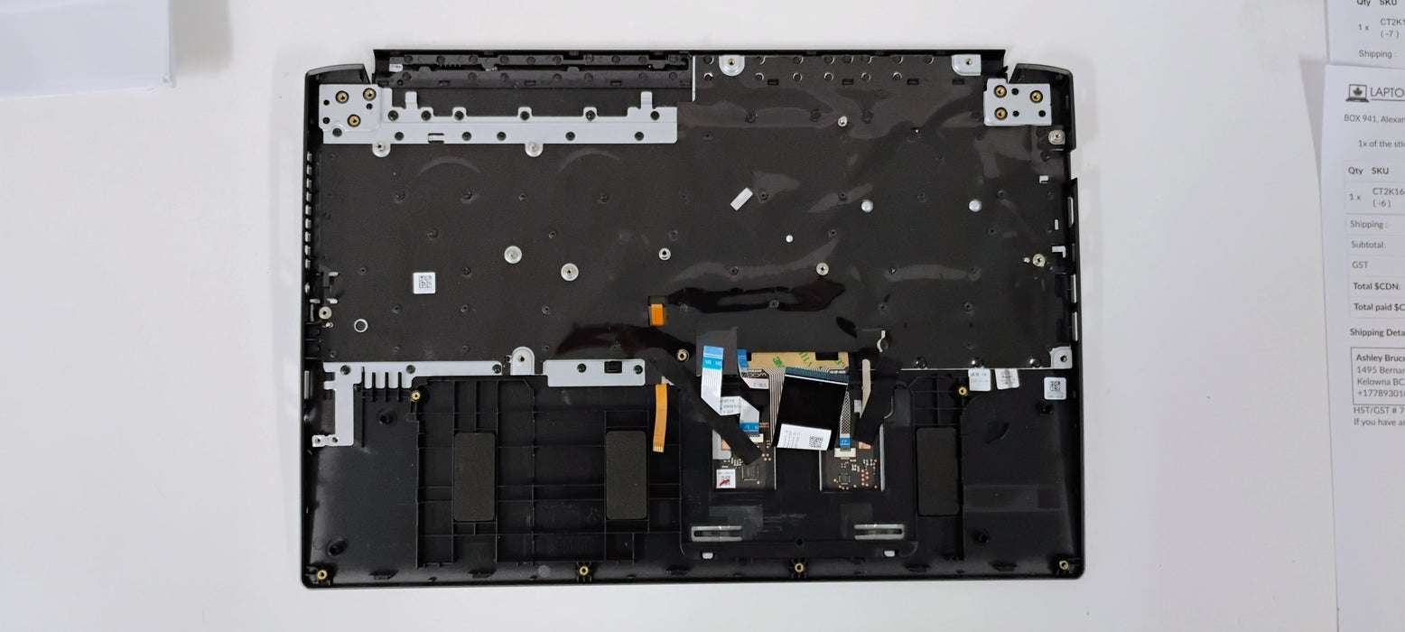 New Acer Aspire A715-75G Upper Case Palmrest with Backlit Keyboard 6B.Q99N2.001 - LaptopParts.ca