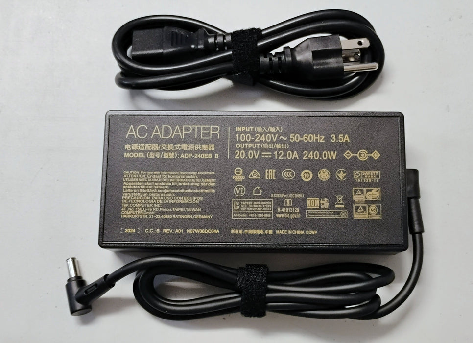 ADP-240EB New Compatible Asus AC Adapter Charger 240W 20V 12A  6.0*3.7mm A20-240P1A 0A001-00970000