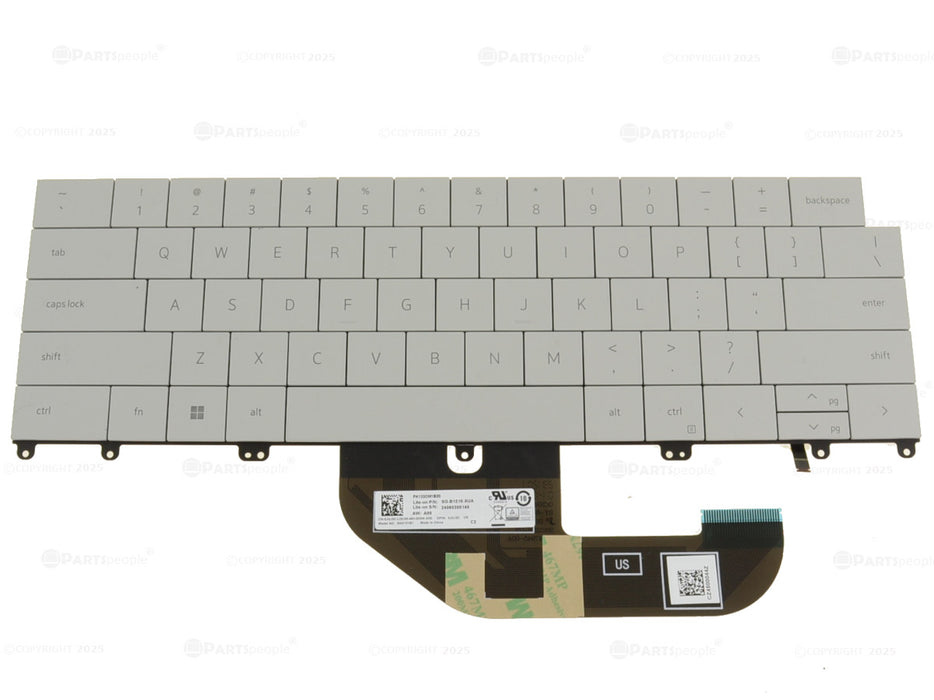 New Dell OEM XPS Plus 9320 Laptop Backlit Keyboard J0J3C