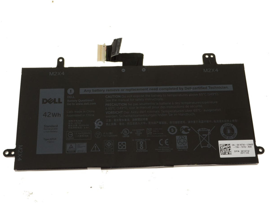 New  Dell OEM Original Latitude 5285 5290 2-in-1 4-Cell 42Wh Laptop Battery J0PGR