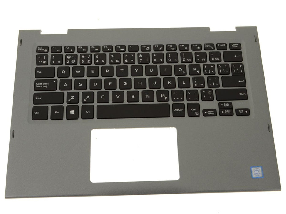 New French Canadian Dell OEM Inspiron 5368 5378 Palmrest Keyboard Assembly  Backlight JCHV0