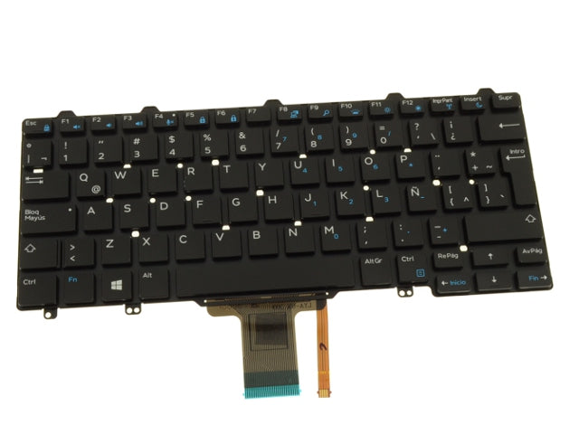 New Spanish Dell OEM Latitude E7270 E5270 Laptop Keyboard  Backlighting JCK53