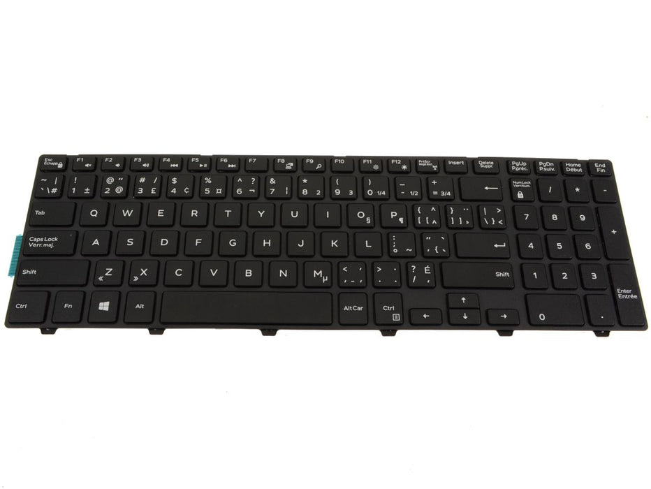 New French English Dell OEM Inspiron 3541 3542 3543 17 5748 Laptop Keyboard  FR ENG JD8C7