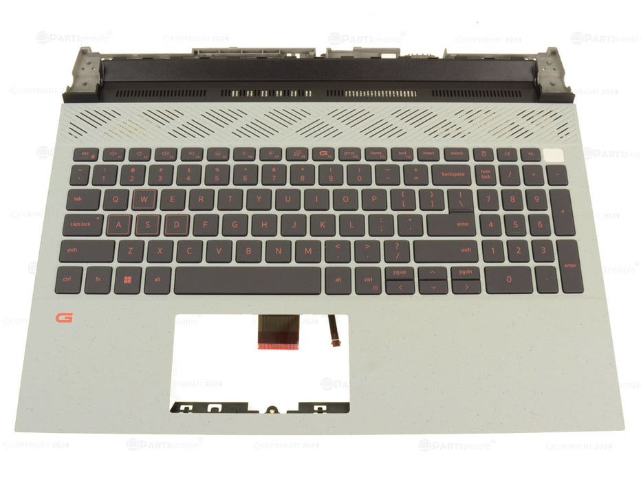 Refurbished Dell OEM G Series G15 5520 5521 5525 Palmrest Backlit Keyboard Assembly JKGHT