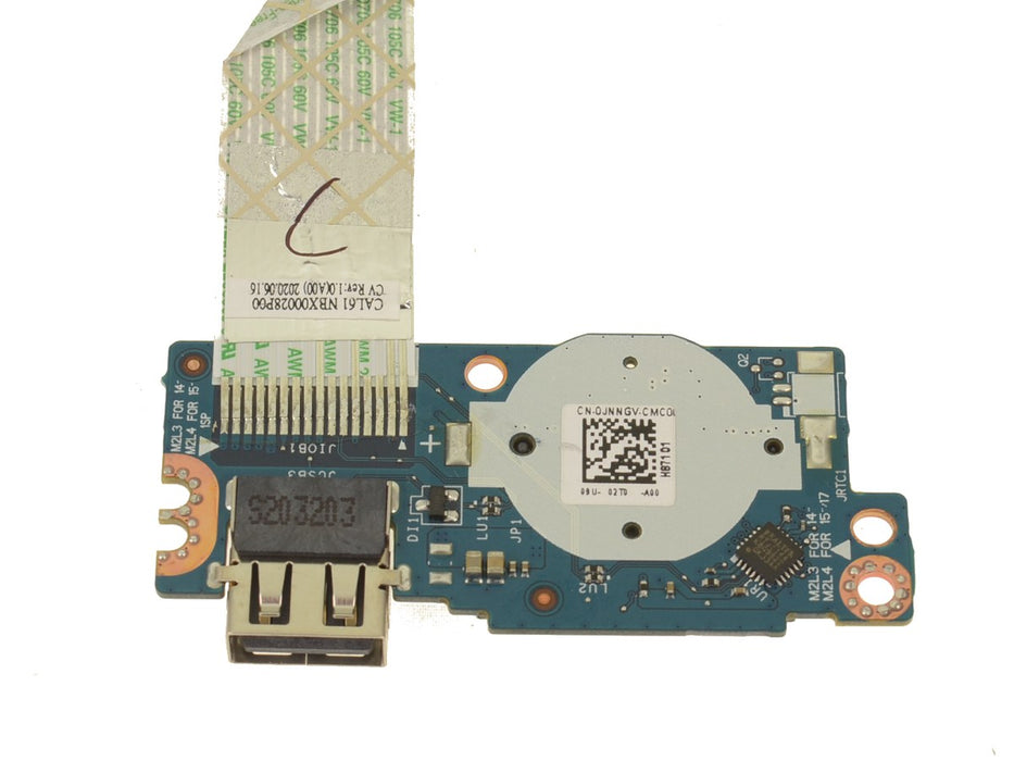 Dell OEM Inspiron 3595 USB / SD Card Reader IO Circuit Board - JNNGV